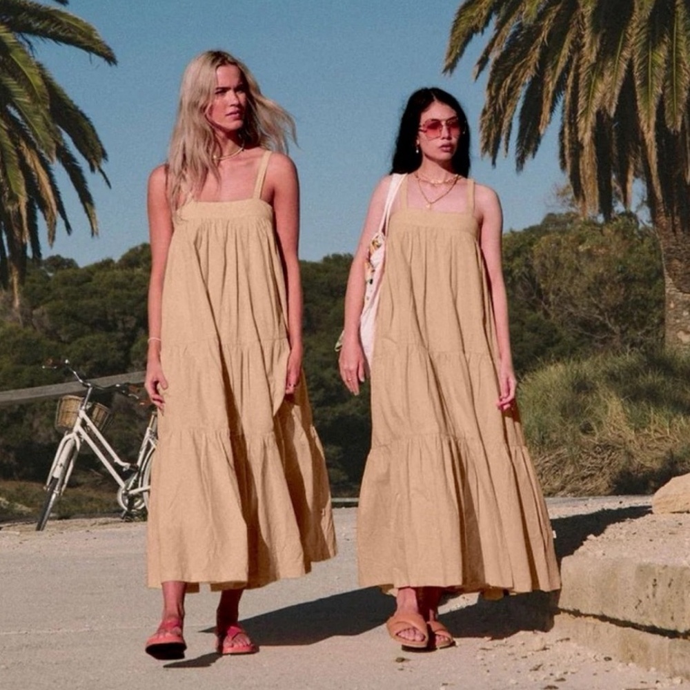 Araminta James Sunset Tiered Maxi Dress